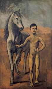 Boy Leading a Horse
